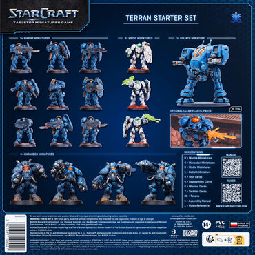 StarCraft: Tabletop Miniatures Game - Terran Starter Set