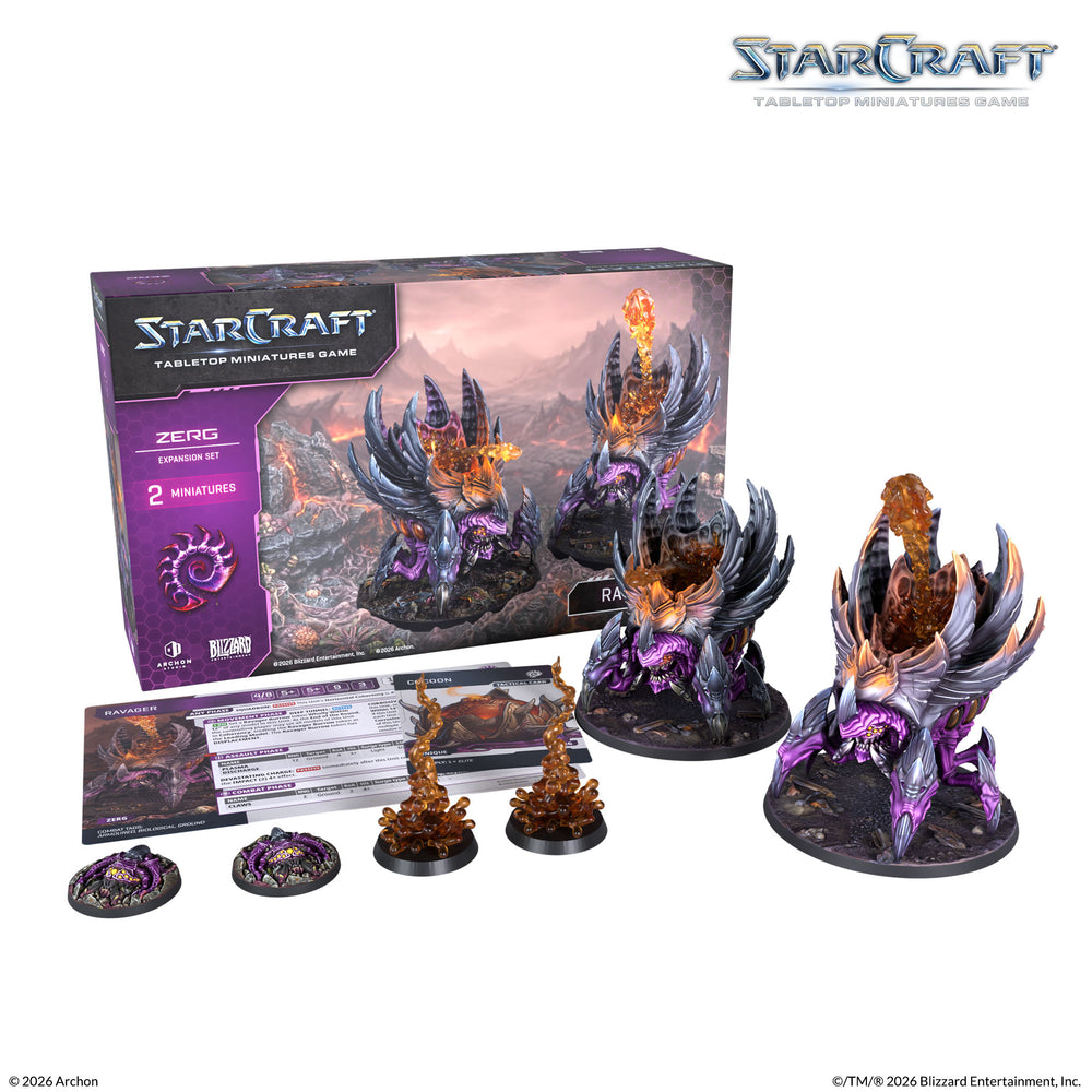 StarCraft: Tabletop Miniatures Game - Zerg: Ravager Expansion Set