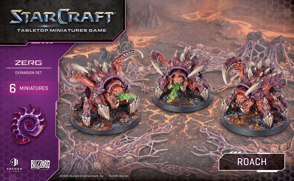 StarCraft: Tabletop Miniatures Game - Zerg: Roach Expansion Set [PREORDER] (Available August 24th)