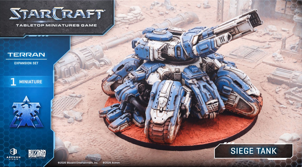 StarCraft: Tabletop Miniatures Game - Terran: Siege Tank Expansion Set