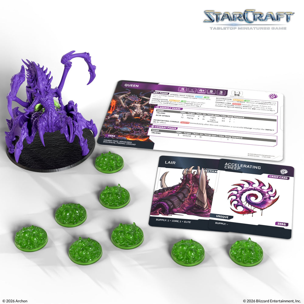 StarCraft: Tabletop Miniatures Game - Zerg: Queen Expansion Set [PREORDER] (Available August 24th)