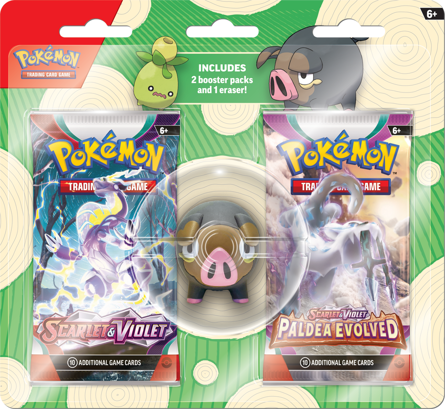 Pokemon Back To School 2023 Eraser Blister Lechonk