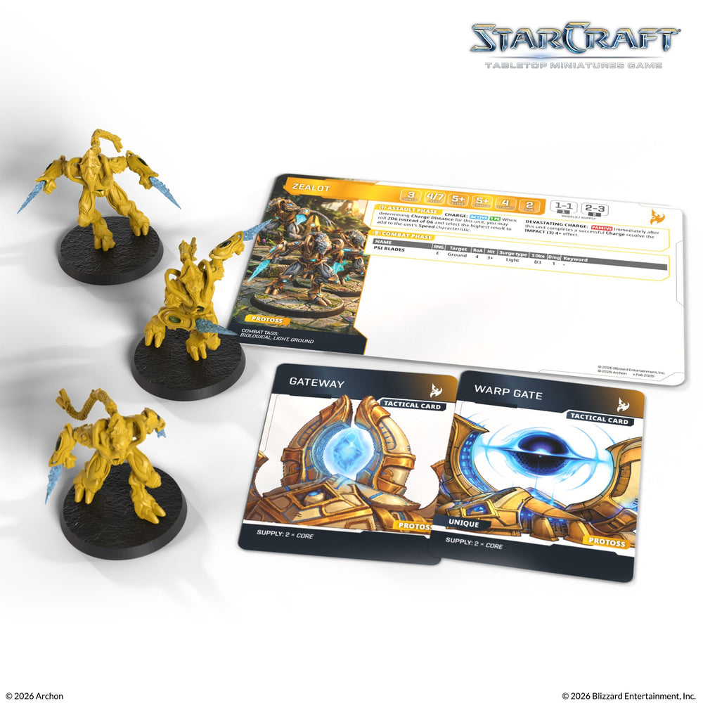 StarCraft: Tabletop Miniatures Game - Protoss: Zealot Expansion Set