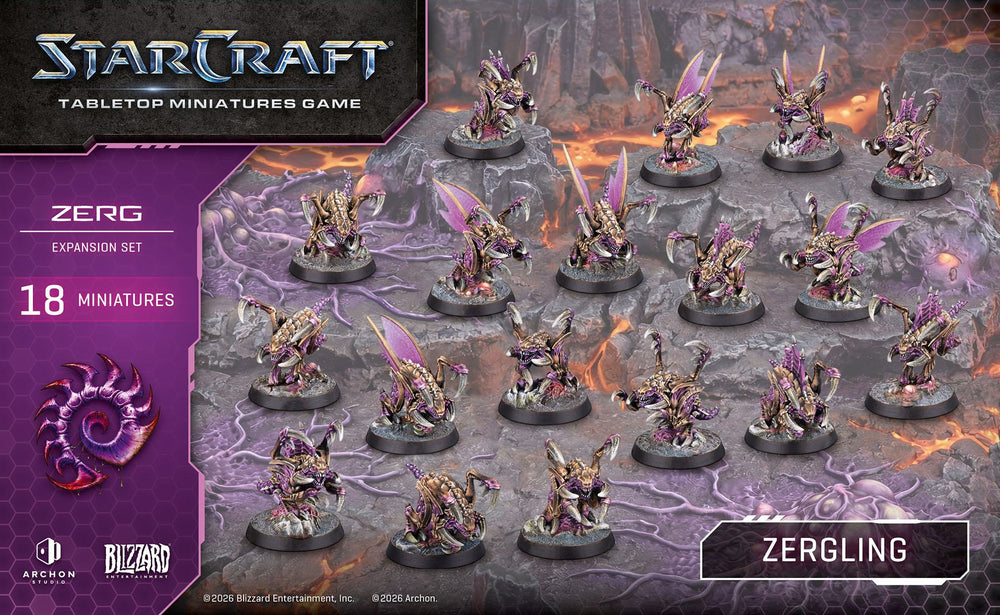 StarCraft: Tabletop Miniatures Game - Zerg: Zergling Expansion Set [PREORDER] (Available August 24th)