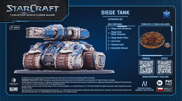 StarCraft: Tabletop Miniatures Game - Terran: Siege Tank Expansion Set