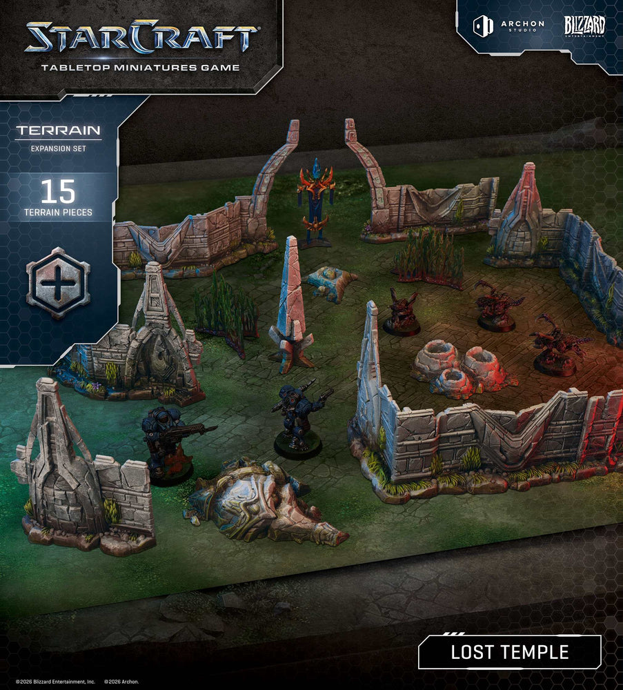 StarCraft: Tabletop Miniatures Game - Lost Temple - Terrain Expansion Set [PREORDER] (Available August 24th)