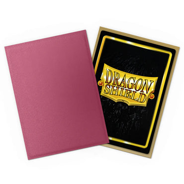 Dragon Shield Matte Dual Sleeve 100ct - Pomegranate/Gold [Anniversary Special Edition]