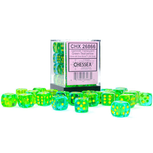 Chessex Gemini D6 36pack Dice