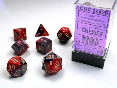 Chessex Gemini Polyhedral 7 Die Set