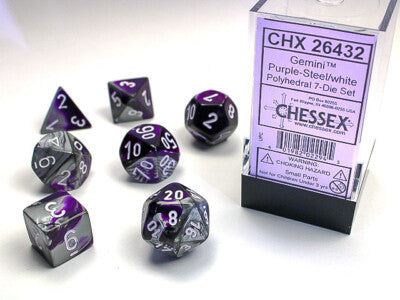 Chessex Gemini Polyhedral 7 Die Set