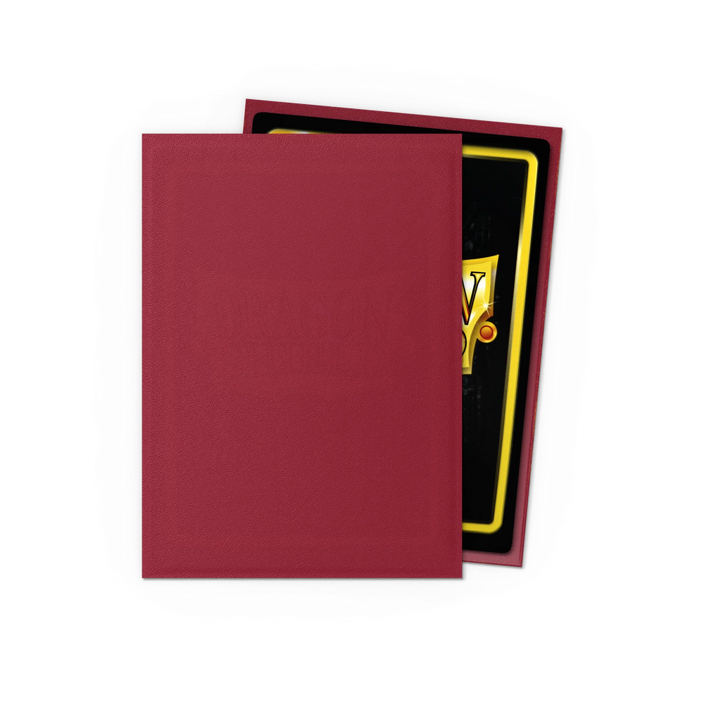 Dragon Shield Standard Sleeve 100ct - Matte Blood Red