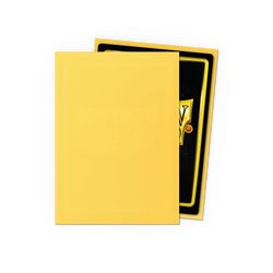 Dragon Shield Standard Sleeve 100ct - Matte Yellow