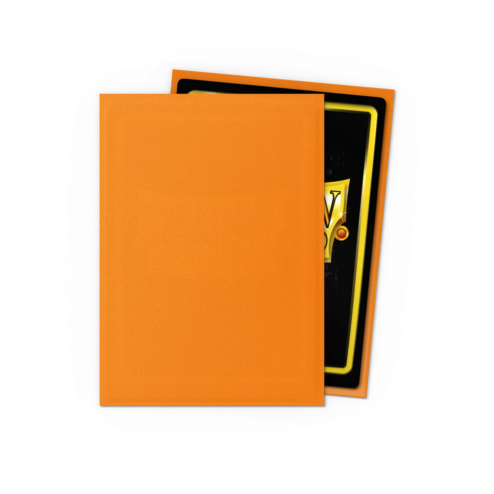 Dragon Shield Standard Sleeve 100ct - Matte Orange