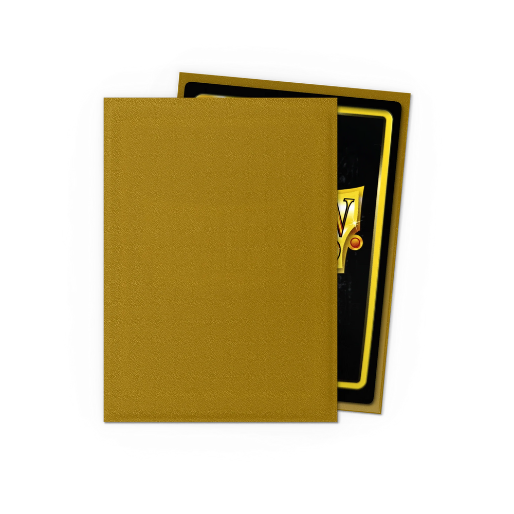 Dragon Shield Standard Sleeve 100ct - Matte Gold