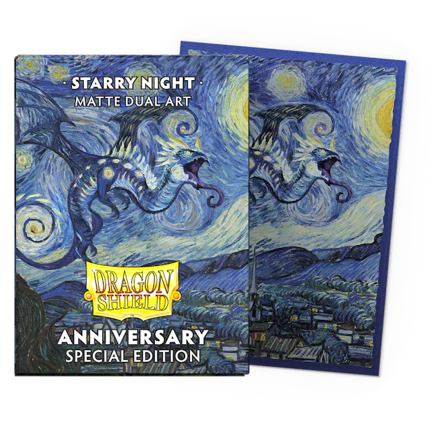 Dragon Shield Art Matte Dual Sleeve 100ct - Starry Night