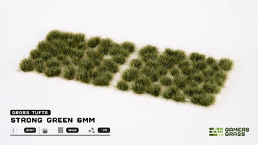 Gamers Grass - Strong Green (6mm) - Wild