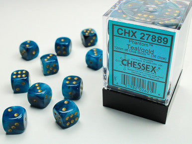 Chessex Phantom D6 36pack Dice