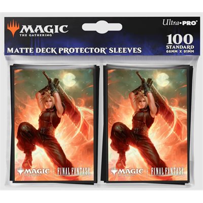 Ultra Pro - Standard Card Sleeves 100ct - MTG Universes Beyond: Final Fantasy - Cloud, Ex-Soldier