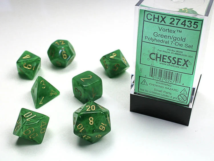 Chessex Vortex Polyhedral 7 Die Set