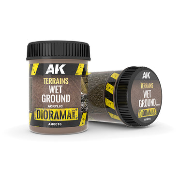 AK Interactive Terrains - Wet Ground 250 mL AK8016