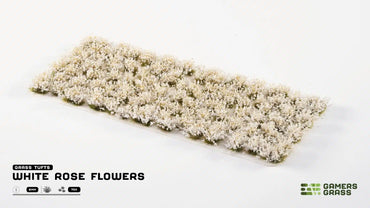 Gamers Grass - White Rose Flowers (6mm)