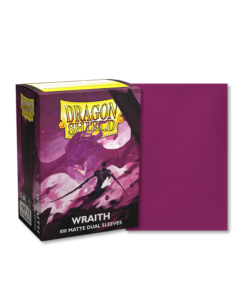 Dragon Shield Matte Dual Sleeve 100ct - Wraith