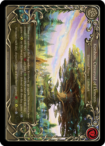 Korshem, Crossroad of Elements [U-ELE000] (Tales of Aria Unlimited)  Unlimited Rainbow Foil