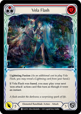 Vela Flash (Red) [ELE076] (Tales of Aria)  1st Edition Normal