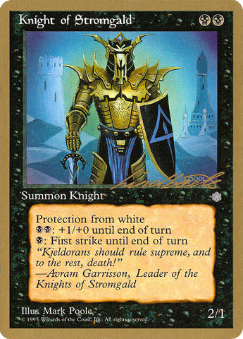 Knight of Stromgald (Leon Lindback) [Pro Tour Collector Set]