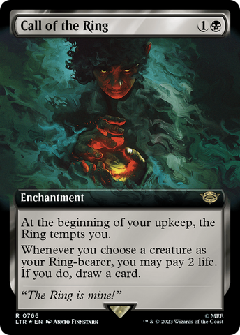 Call of the Ring (Extended Art) (Surge Foil) [The Lord of the Rings: Tales of Middle-Earth]