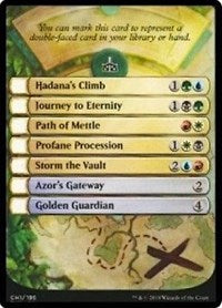 Checklist Card - Rivals of Ixalan [Rivals of Ixalan Tokens]