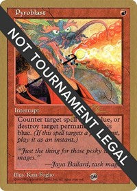 Pyroblast - 1997 Jakub Slemr (5ED) (SB) [World Championship Decks]