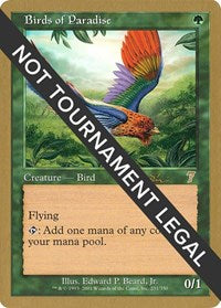 Birds of Paradise - 2001 Jan Tomcani (7ED) [World Championship Decks 2001]
