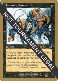 Ghastly Demise - 2002 Carlos Romao (ODY) (SB) [World Championship Decks 2002]