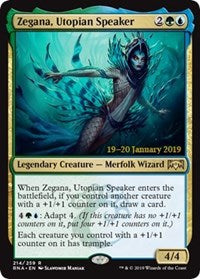 Zegana, Utopian Speaker [Ravnica Allegiance Promos]