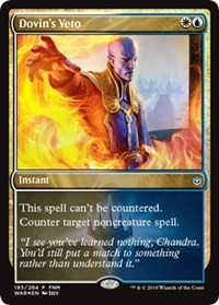 Dovin's Veto [War of the Spark Promos]