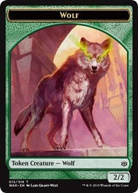 Wolf Token [War of the Spark Tokens]