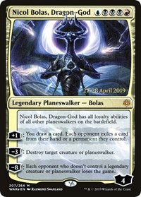 Nicol Bolas, Dragon-God [War of the Spark Promos]