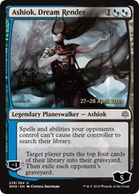 Ashiok, Dream Render [War of the Spark Promos]