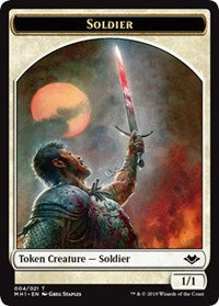 Soldier (004) // Rhino (013) Double-sided Token [Modern Horizons]