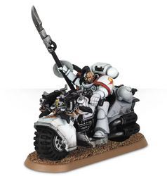 White Scars Khan on Bike