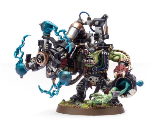 Orks: Big Mek with Shokk Attack Gun
