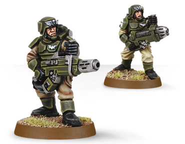 Cadian with Plasma Gun and Meltagun