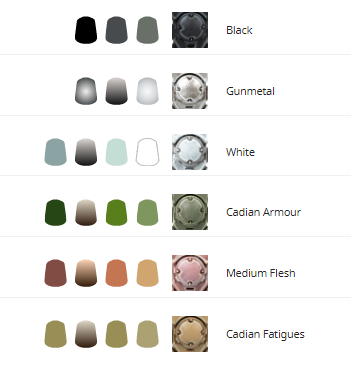 Cadian with Plasma Gun and Meltagun