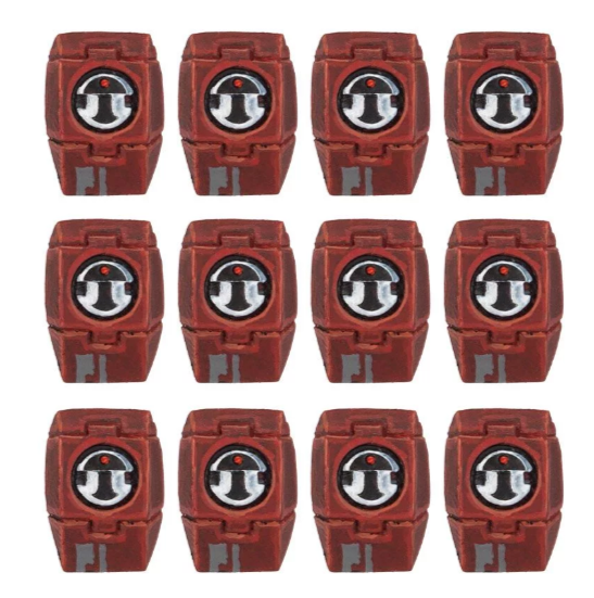 Farsight Enclave Fire Warriors Shoulder Pads