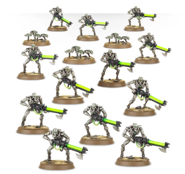 Necron Warriors with Canoptek Scarabs