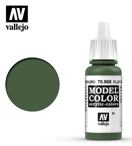 Flat Green Vallejo Model Color