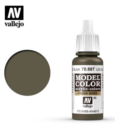 US Olive Drab Vallejo Model Color