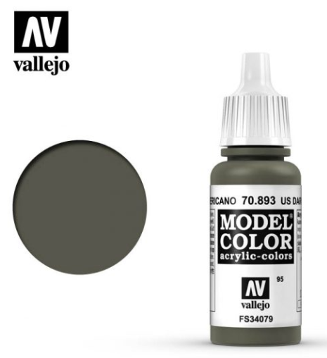 US Dark Green Vallejo Model Color