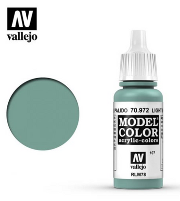 Light Green Blue Vallejo Model Color